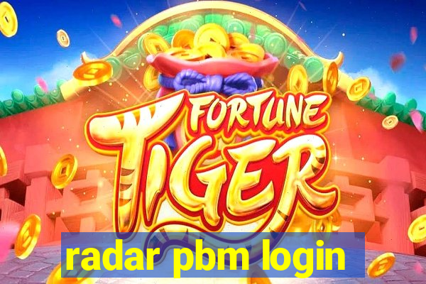 radar pbm login